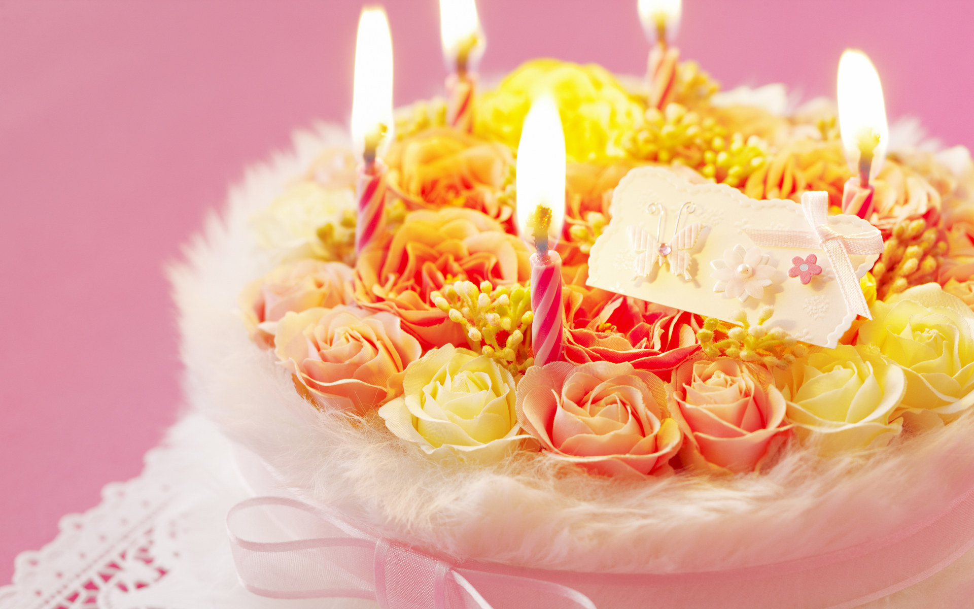 Поздравления С Днем Рождения Девочке Торт