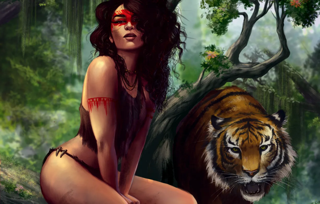 Порно Рассказы Секс Амазонки С Тигром