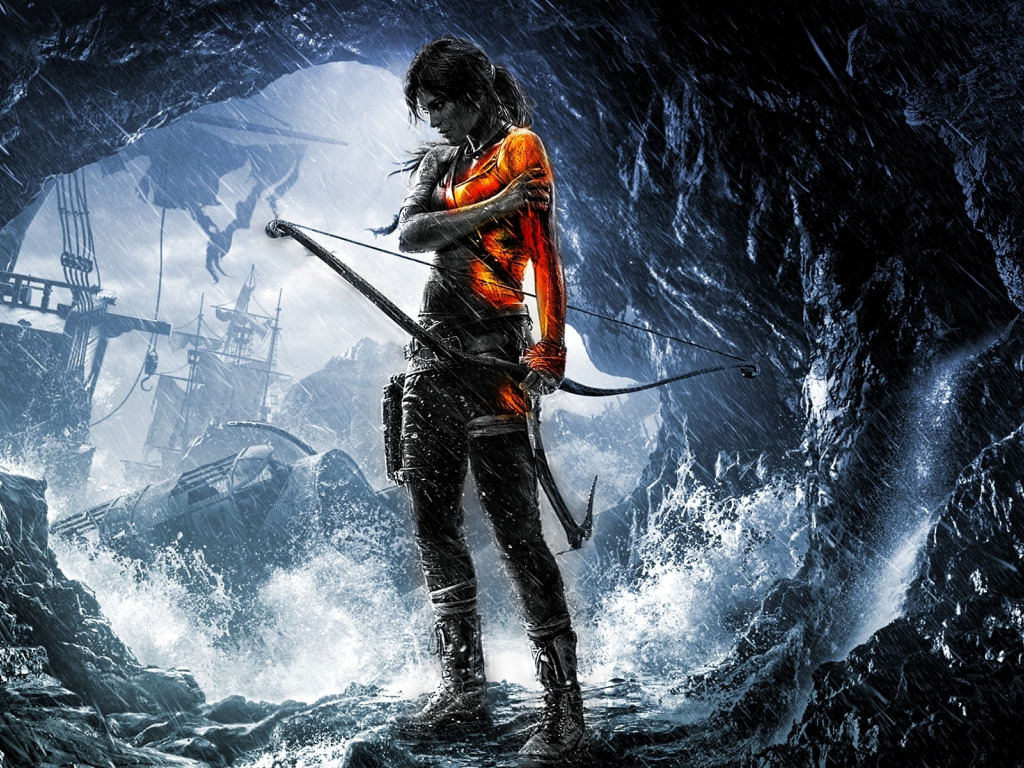 Скачать обои Tomb Raider, Style, Lara Croft, BF3, раздел игры в разрешении ...