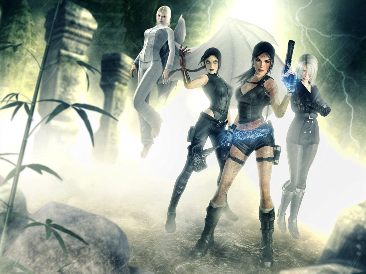 Lara Croft, Tomb Raider: Underworld, Amanda Evert, Jacqueline Natla. 