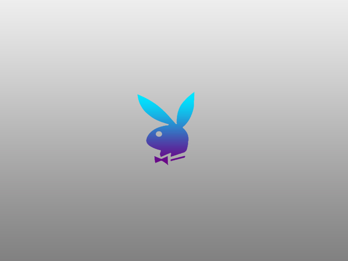 Скачать обои заяц, минимализм, PlayBoy, раздел минимализм в разрешении 1400...