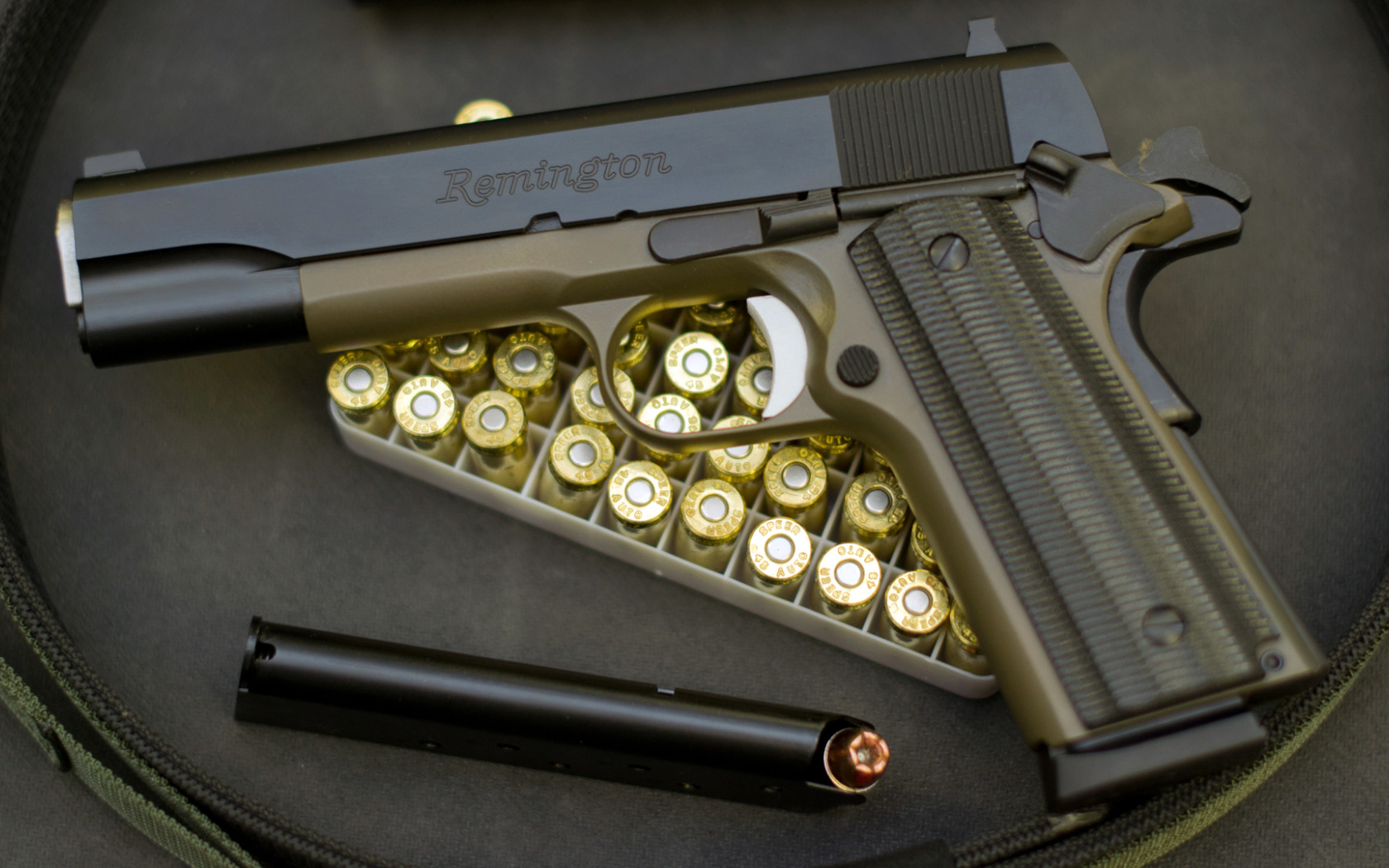 Скачать обои пистолет, 1911, Remington, semi-automatic pistol, раздел оружи...