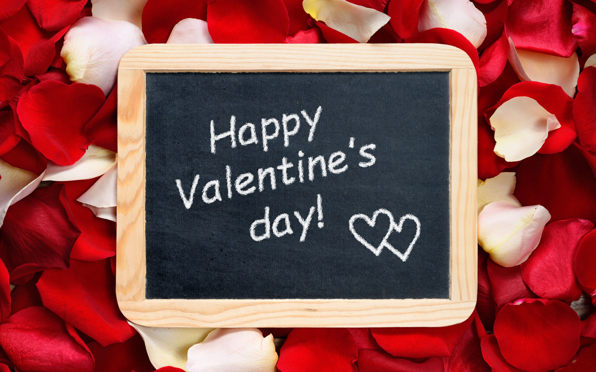 Обои для рабочего стола. розы, лепестки, love, heart, romantic, Valentine&a...