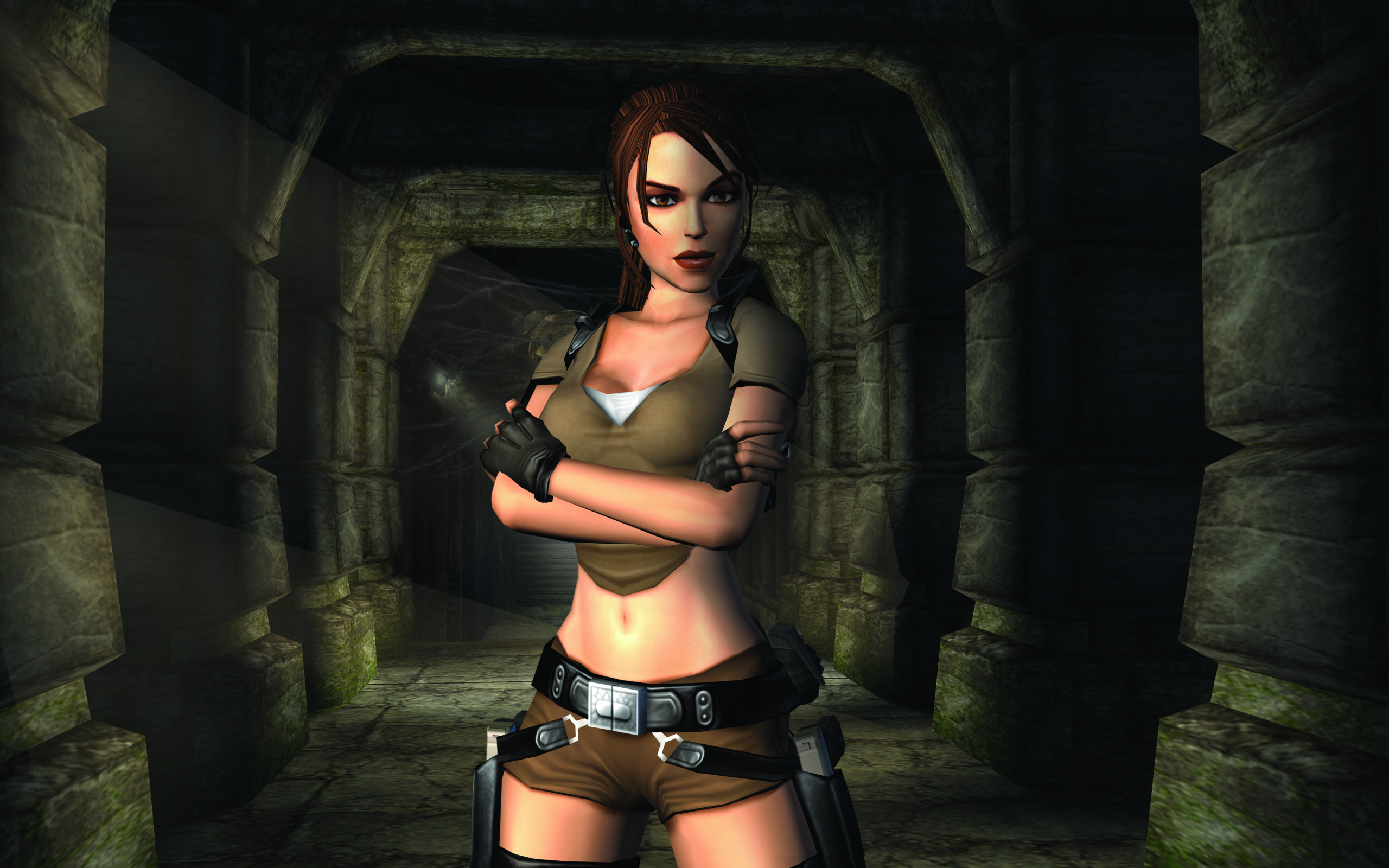 Скачать обои Tomb Raider, Lara Croft, Tomb Raider Legend, раздел игры в раз...