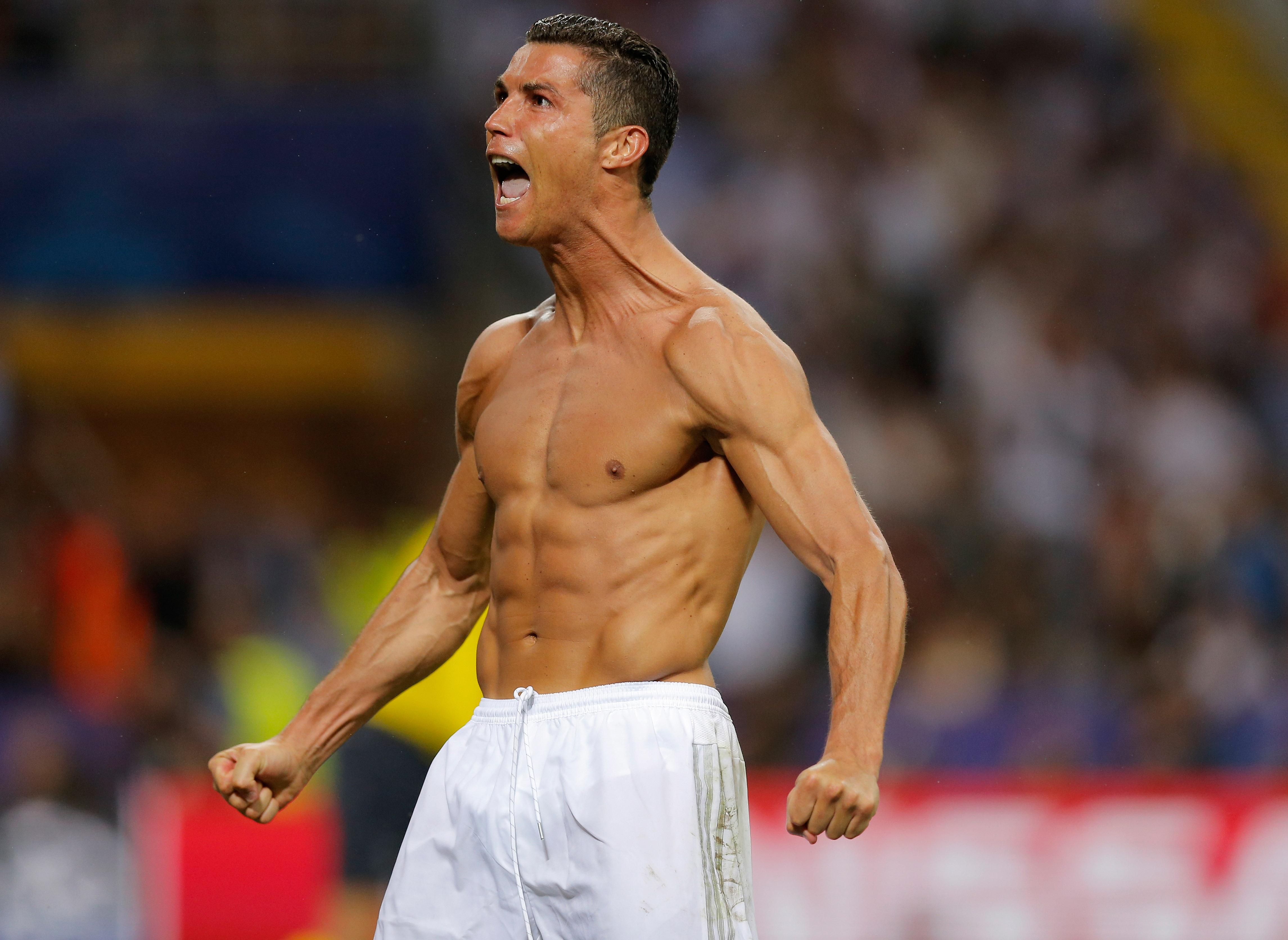 Cristiano Ronaldo, футболист, крик, football, CR7, игрок, Реал Мадрид, Real...