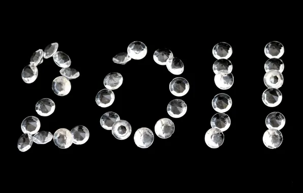 Картинка праздник, обои, новый год, алмаз, изумруд, драгоценность, 2011 год