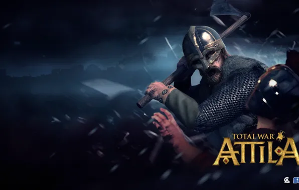 Картинка викинг, стратегия, viking, Sega, The Creative Assembly, Аттила, Total War: Attila