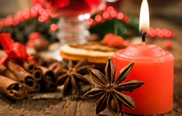 Картинка праздник, Новый Год, Рождество, Happy New Year, Merry Christmas, holiday, candle, свечa