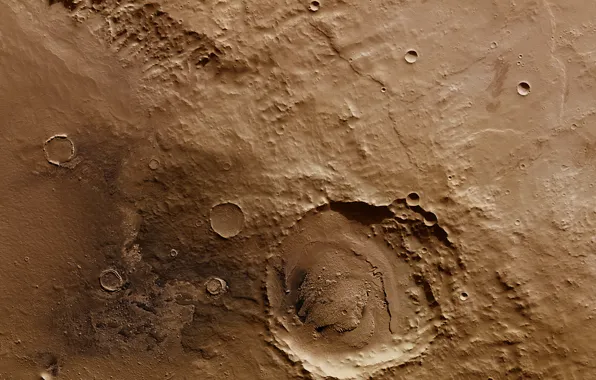 Картинка кратер, Марс, Скиапарелли