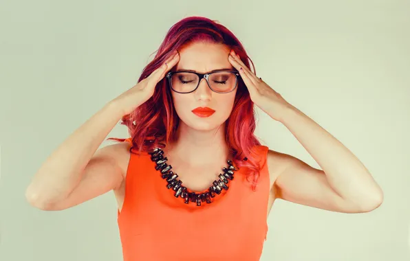 Картинка redhead, glasses, pose