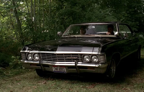 Картинка ретро, Chevrolet, классика, 1967, Impala