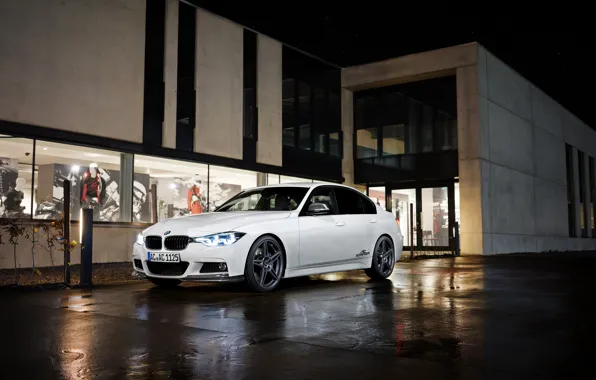 Картинка белый, бмв, BMW, седан, F30, AC Schnitzer, 3-Series