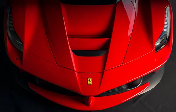 Картинка Ferrari, red, front, LaFerrari