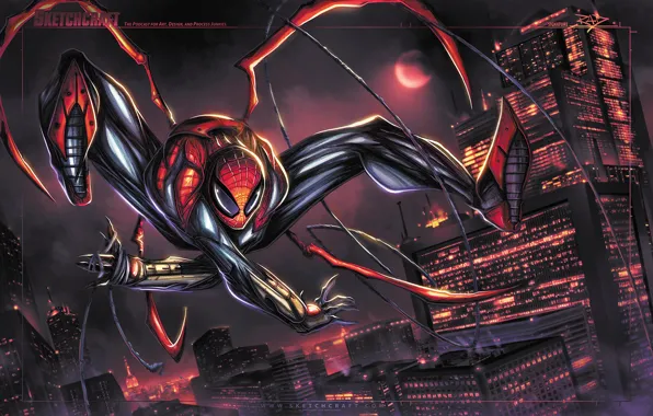 Картинка spider-man, Marvel Comics, Peter Parker, Otto Octavius, superior spider-man