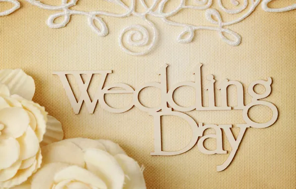 Картинка цветы, кольца, свадьба, flowers, background, day, ring, soft, wedding, lace