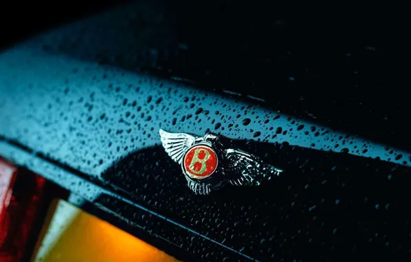 Картинка капли, Bentley, логотип, Бентли