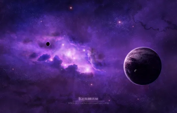 Картинка космос, планеты, space, universe, nebula, stars, звезд