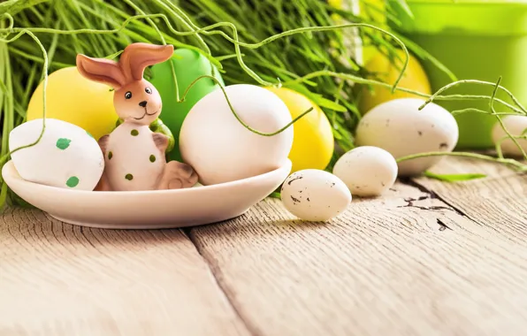 Картинка трава, цветы, яйца, весна, Пасха, flowers, spring, Easter, eggs, decoration, Happy