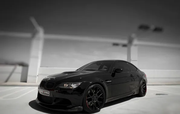 Картинка BMW, black, e92