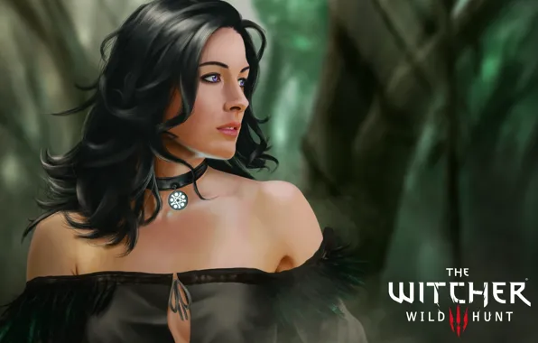 Картинка девушка, брюнетка, The Witcher, The Witcher 3: Wild Hunt, Yennefer of Vengerberg, yennefer