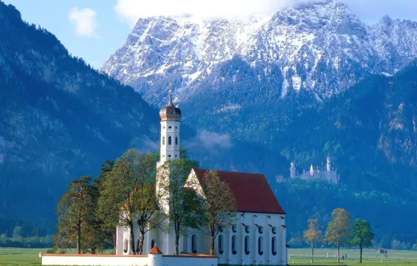 Картинка Германия, Бавария, Церковь