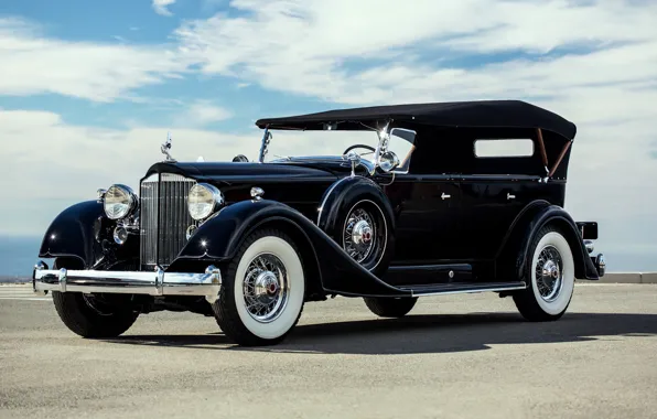 Картинка классика, Touring, Twelve, Packard, 1934, 7-passenger, пакард