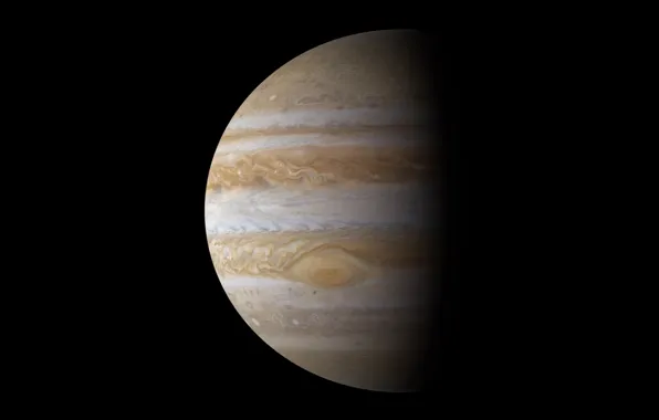 Картинка Юпитер, Газовый гигант, Пятая планета, Jupiter, Бог грозы