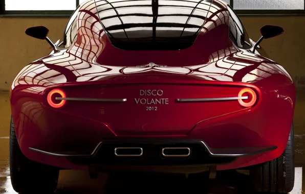 Картинка Concept, автомобиль, вид сзади, Touring, Disco Volante, SuperLeggera