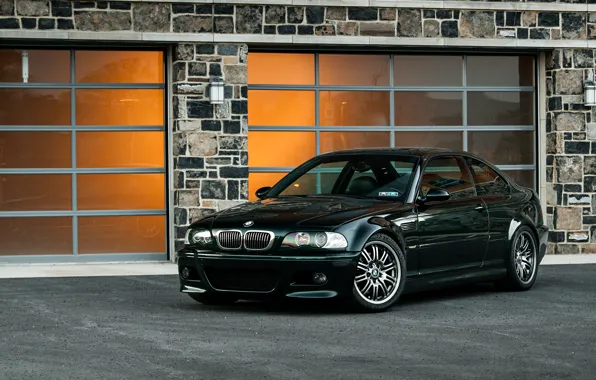 Картинка BMW, БМВ, Фары, Перед, E46