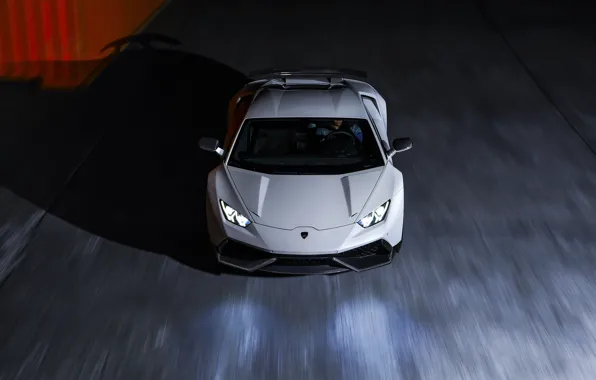 Картинка Lamborghini, Front, White, Supercar, Novitec, Torado, Huracan, LP640-4