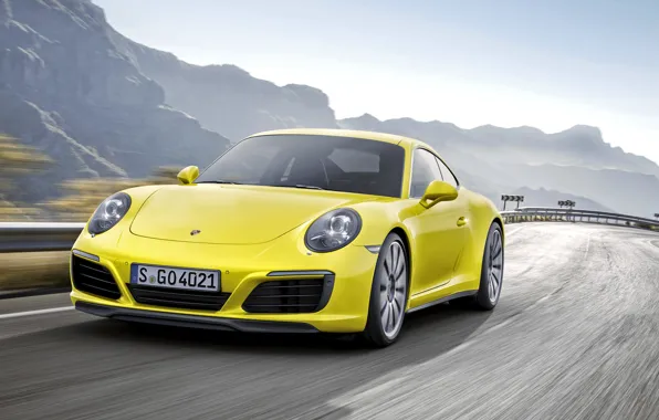 Картинка купе, 911, Porsche, порше, Coupe, 2015, Carrera 4S