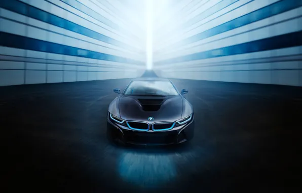 Картинка BMW, Car, Blue, Front, Black, Sport, View, Ligth