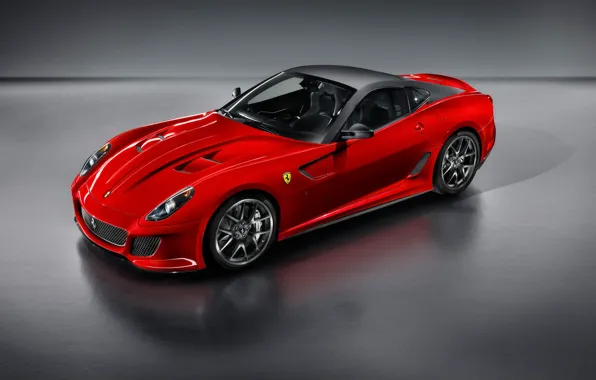 Картинка красный, Ferrari, спорткар, 599 GTO