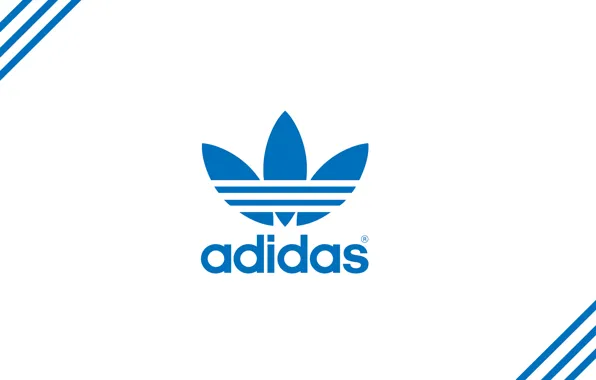 Картинка полосы, голубой, лого, logo, адидас, adidas, фирма