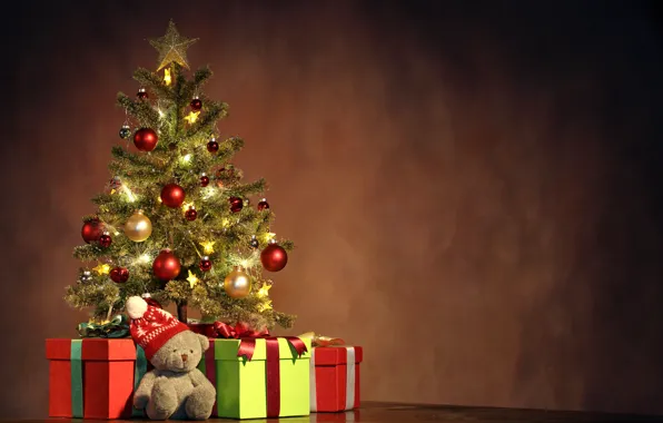 Картинка звезды, подарки, Новый год, new year, орнамент, stars, новогодние украшения, Merry Christmas, teddy bear, christmas …
