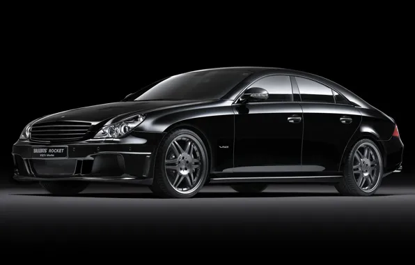 Картинка черный, Авто, Brabus, Mercedes Benz, V12 S