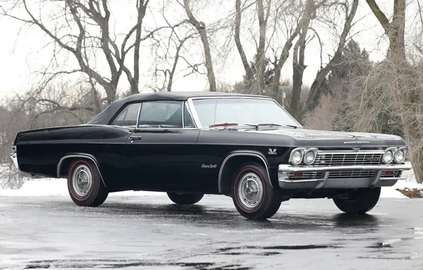 Картинка машина, ретро, Chevrolet, Convertible 1965, Impala SS