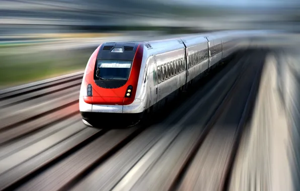 Картинка движение, поезд, скорость