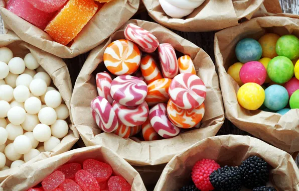 Картинка шарики, конфеты, сладости, леденцы, разноцветные, мармелад, ассорти