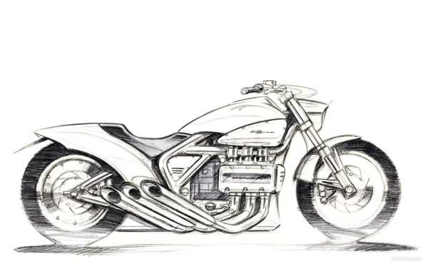 Картинка мотоциклы, мото, Honda, moto, motorcycle, motorbike, Rune 2004, Rune, Cruiser - Standard