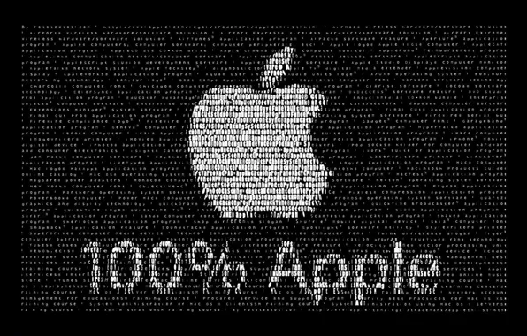 Картинка буквы, apple, 100%