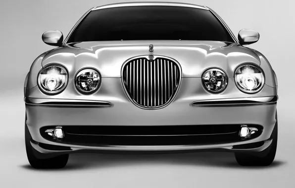 Картинка Jaguar, silver, S-Type