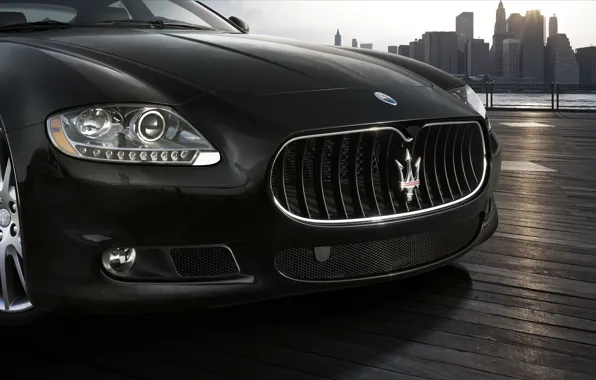 Картинка Maserati, логотип, решетка, Мазератти