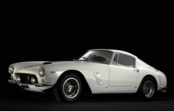 Картинка Белый, Ретро, Феррари, Ferrari, Автомобиль, 1962, Berlinetta, 250, SWB