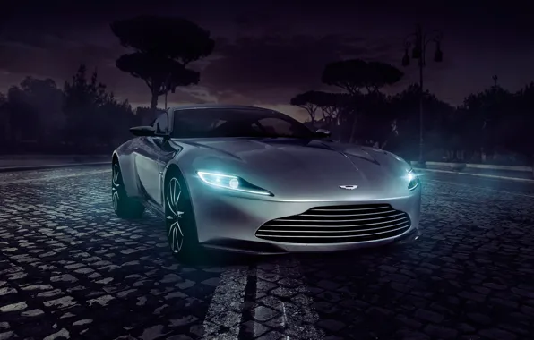 Картинка Concept, Aston Martin, Light, Front, Supercar, Spectre, DB10