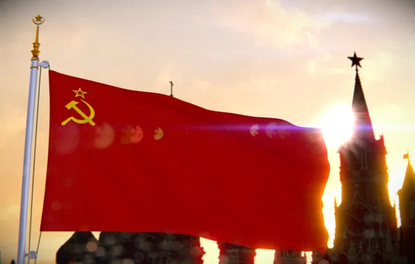 Картинка будущее, движение, красное, флаг, Москва, Кремль, red, куранты, СССР, коммунизм, communism, 2.0, Moscow, стяг, flag, …
