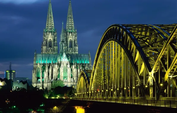 Картинка Мост, Собор, Германия