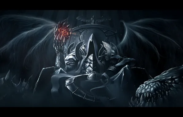 Картинка тьма, демоны, Diablo 3, Diablo III: Reaper of Souls, Malthael