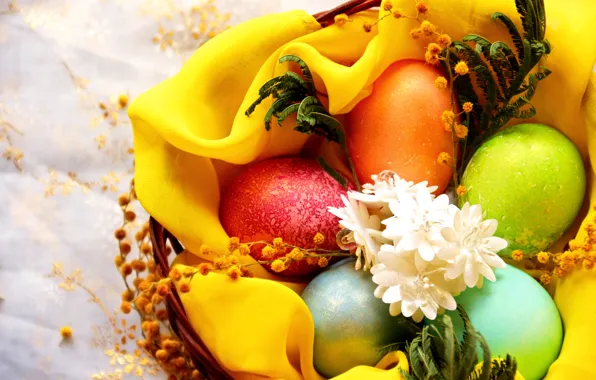 Картинка праздник, яйца, пасха, spring, eggs, easter holidays