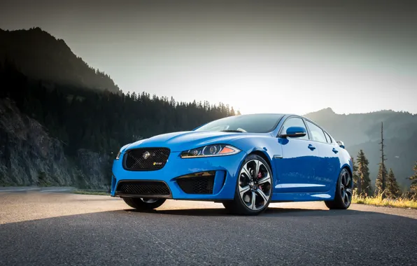Картинка Jaguar, Blue, XFR-S